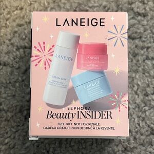LANEIGE Cream Skin and Water Bank Set - Pink and Blue